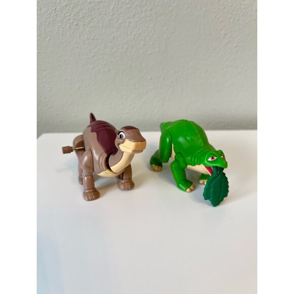Land Before Time Spike and Little Foot Toy Lot 1997 Burger King - Picture 1 of 8
